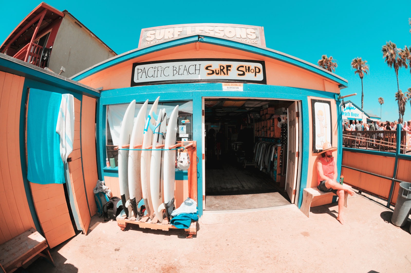 Surfing — San Diego waves